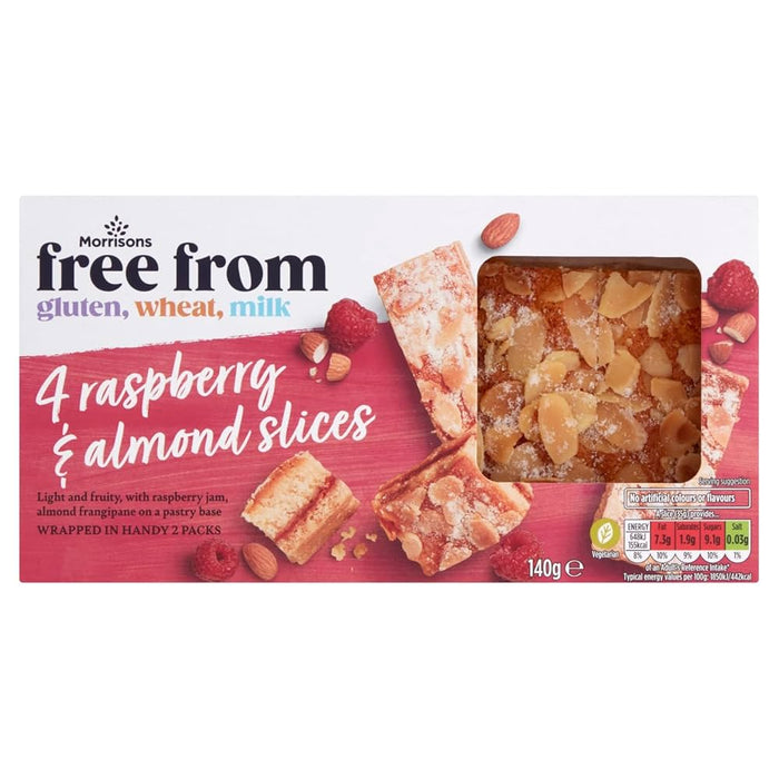 Morrisons Free From Fruity Almond Slices - 132g | British Store Online | The Great British Shop