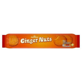 Morrisons Ginger Nuts 300g: front of the orange pack showing biscuits.