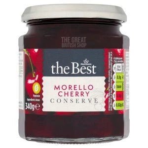 Morrisons Morello Cherry Conserve - 340g imported British grocery product available in Canada