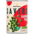 Morrisons Savers Garden Peas imported British grocery product available in Canada