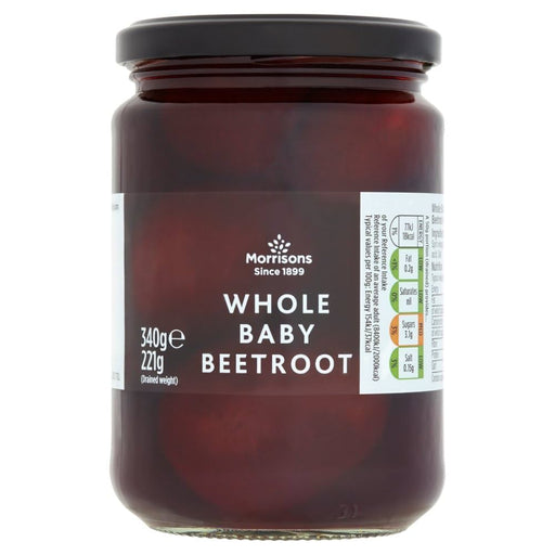 Morrisons Whole Baby Beetroot - 340g | British Store Online | The Great British Shop