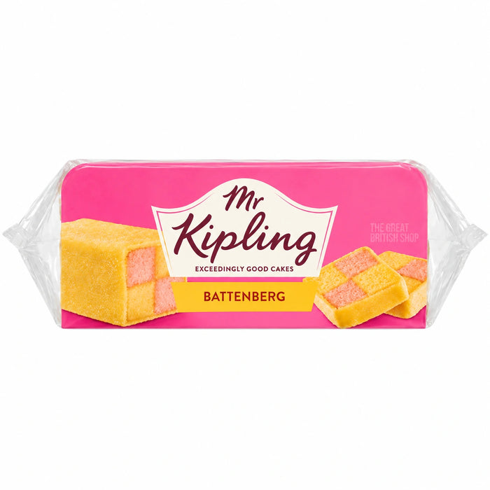 Mr Kipling Battenberg - 230g, front view of the product packaging