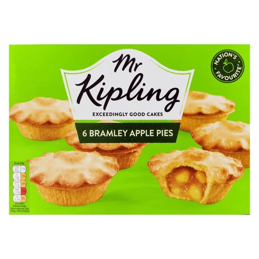 Mr Kipling Bramley Apple Pies - 6 Pack | British Store Online | The Great British Shop