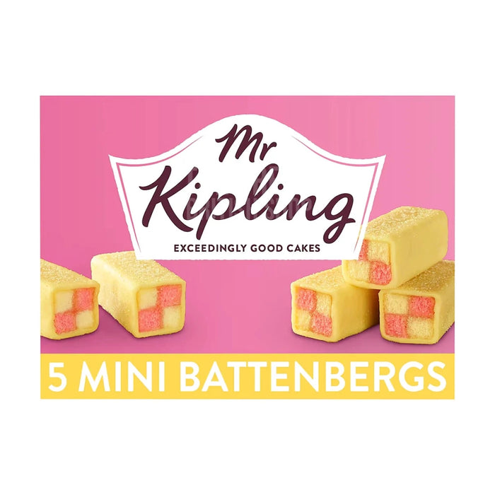 Mr Kipling Mini Battenburgs - 5 Pack imported British grocery product available in Canada