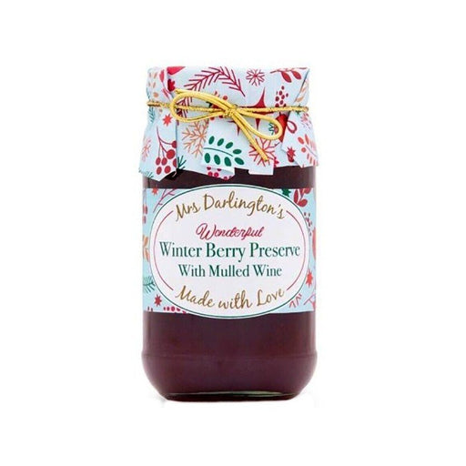 Mrs Darlington's Winter Berry Preserve With Mulled Wine - 340g | British Store Online | The Great British Shop