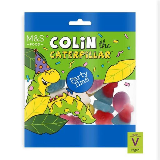 M&S Colin the Caterpillar Party Time - 170g | British Store Online | The Great British Shop