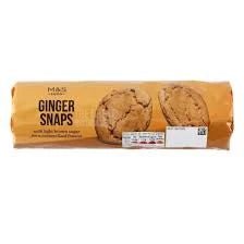 M&S Ginger Snaps - 250g imported British grocery product available in Canada