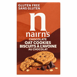 Nairn's Gluten Free Chocolate Oat Cookies - 160g, front view of the product packaging