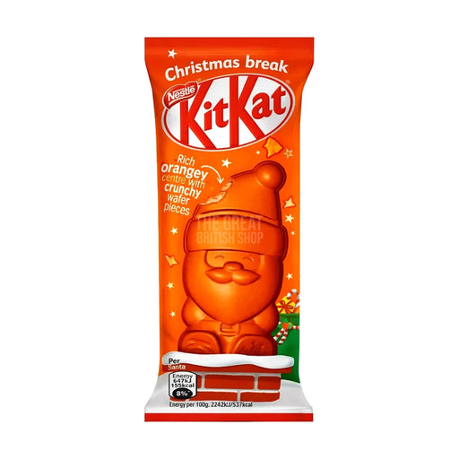 Nestlé KitKat Orange Santa - 29g imported British grocery product available in Canada
