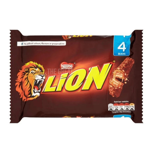 Nestle Lion Bar - 4 pack imported British grocery product available in Canada