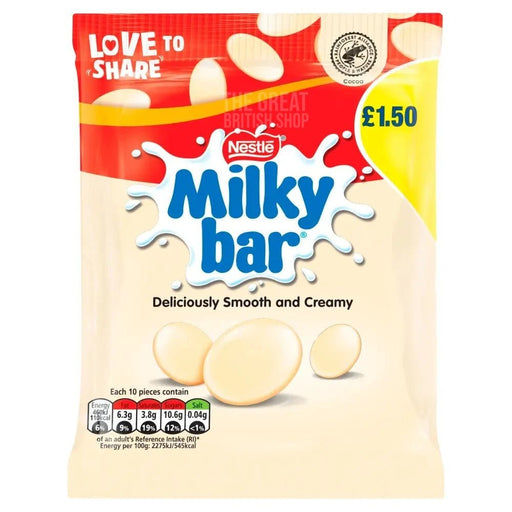 Nestle Milkybar Buttons - 85g imported British grocery product available in Canada