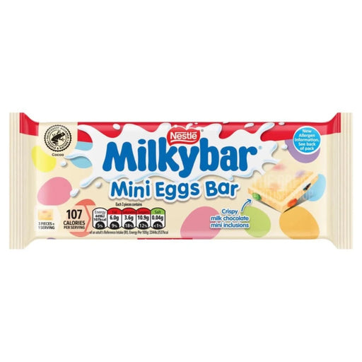 Nestle MilkyBar Mini Eggs Bar - 100g imported British grocery product available in Canada