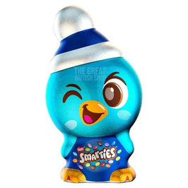 Smarties Penguin 3 Designs 94g, blue penguin shaped character with Smarties logo on front.