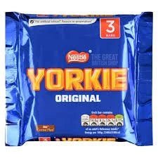 Nestle Yorkie Milk - 3 pack imported British grocery product available in Canada
