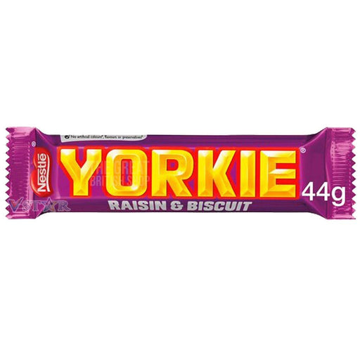 Nestle Yorkie Raisin and Biscuit - 46g imported British grocery product available in Canada