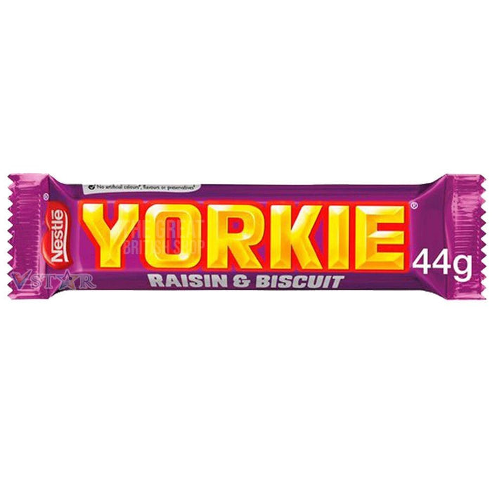 Nestle Yorkie Raisin and Biscuit - 46g imported British grocery product available in Canada
