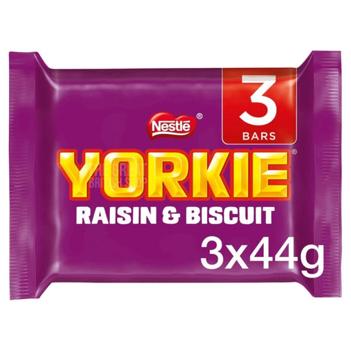 Nestle Yorkie Raisin & Biscuit- 3 pack imported British grocery product available in Canada