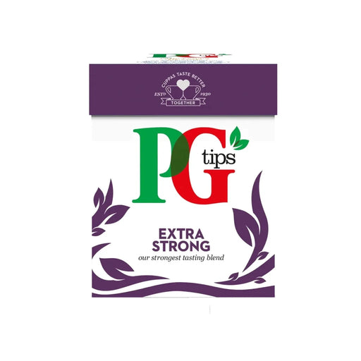 PG Tips Extra Strong Tea - 80 Bags imported British grocery product available in Canada