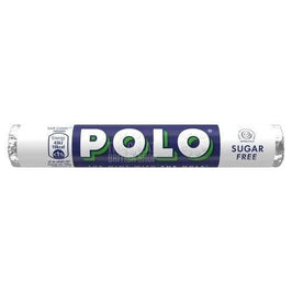 Polo Sugar Free 34g, foil wrapped mint roll showing the front label
