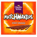 Quality Street Matchmakers Zingy Orange 120g: front of the box showing chocolate sticks.