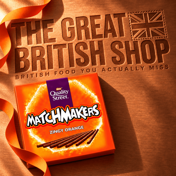 Quality Street Matchmakers Zingy Orange - 120g imported British grocery product available in Canada