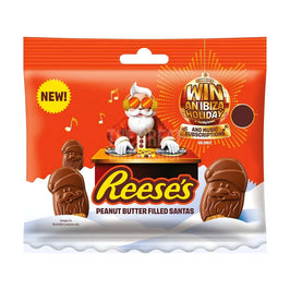Reese's Peanut Butter Santas - 55g imported British grocery product available in Canada