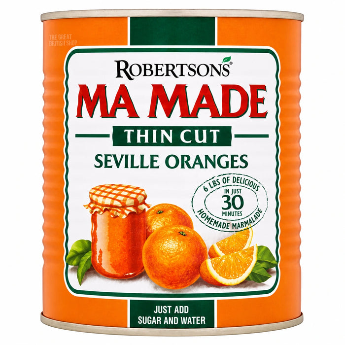 Robertson's Ma Made Orange Thin Cut - 850g, front view of the product packaging