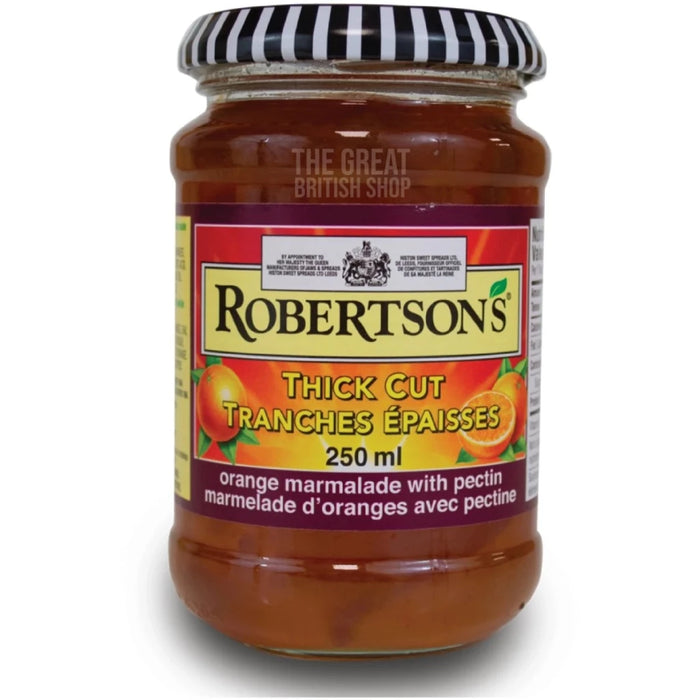 Robertson's Thick Cut Orange Marmalade - 250ml imported British grocery product available in Canada