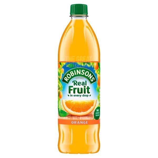 Robinsons Orange Squash - 1L imported British grocery product available in Canada