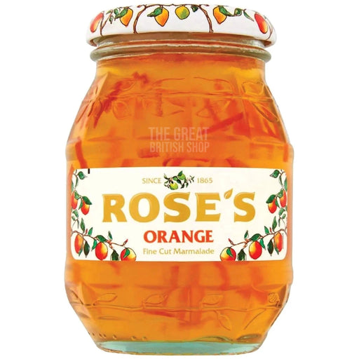 Rose's Orange Fine Cut Marmalade - 454g imported British grocery product available in Canada