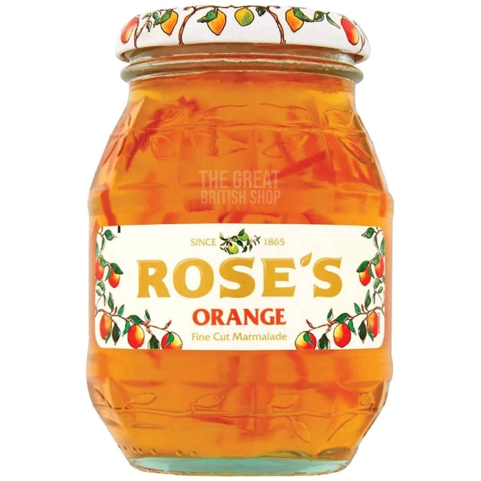 Rose's Orange Fine Cut Marmalade - 454g imported British grocery product available in Canada