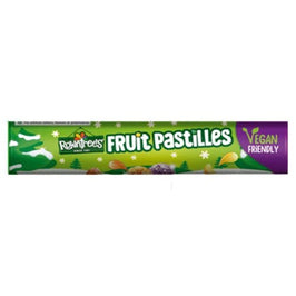 Rowntree's Fruit Pastilles Tube 115g, front of the pack showing the wrapped tube with fruit images.