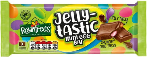 Rowntree's Jellytastic Mini Egg Bar - 90g imported British grocery product available in Canada