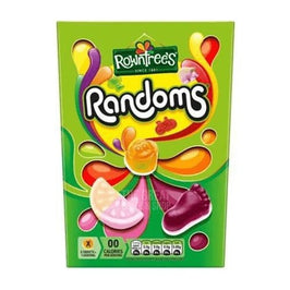 Rowntree's Randoms Carton 320g: front of the green box showing assorted sweet shapes