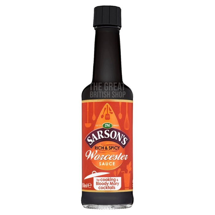 Sarson's Worcester Sauce - 150ml imported British grocery product available in Canada