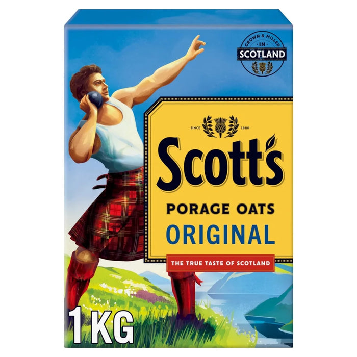 Scott's Porage Oats - 1kg imported British grocery product available in Canada