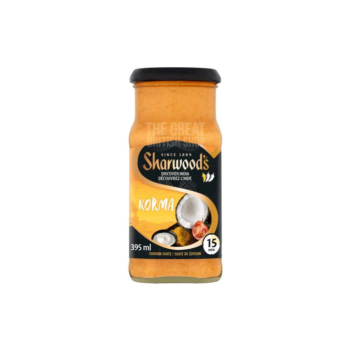Sharwood's Korma Cooking Sauce - 420g imported British grocery product available in Canada