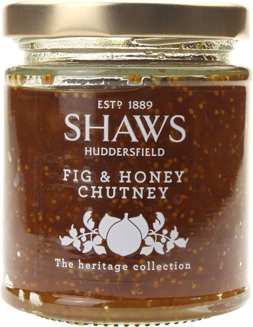 Shaws Fig & Honey Chutney - 195g | British Store Online | The Great British Shop