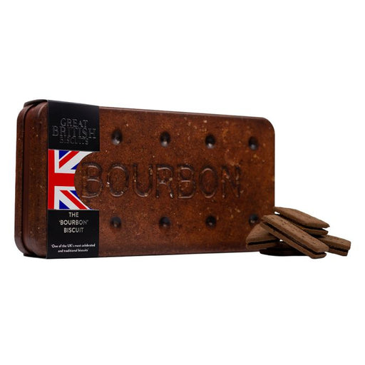 Silver Crane Giant Bourbon Biscuit Tin - 400g imported British grocery product available in Canada