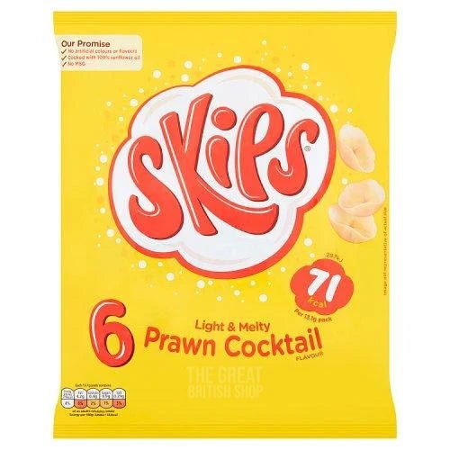Skips Prawn Cocktail - 6 Pack imported British grocery product available in Canada