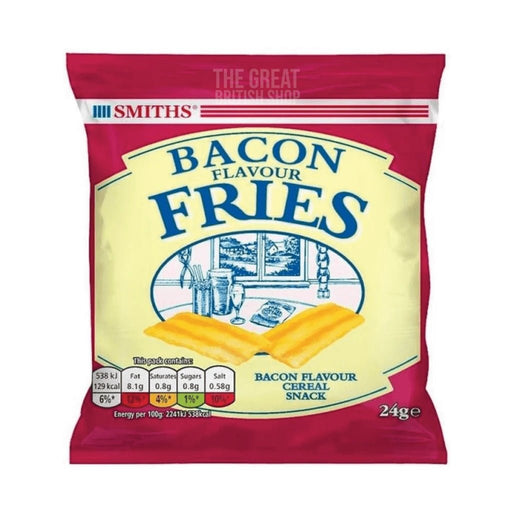 Smiths Bacon Fries - 24g imported British grocery product available in Canada