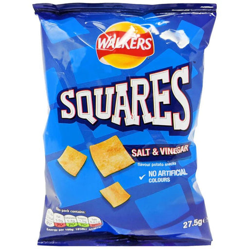 Squares Salt & Vinegar - 27.5g | British Store Online | The Great British Shop