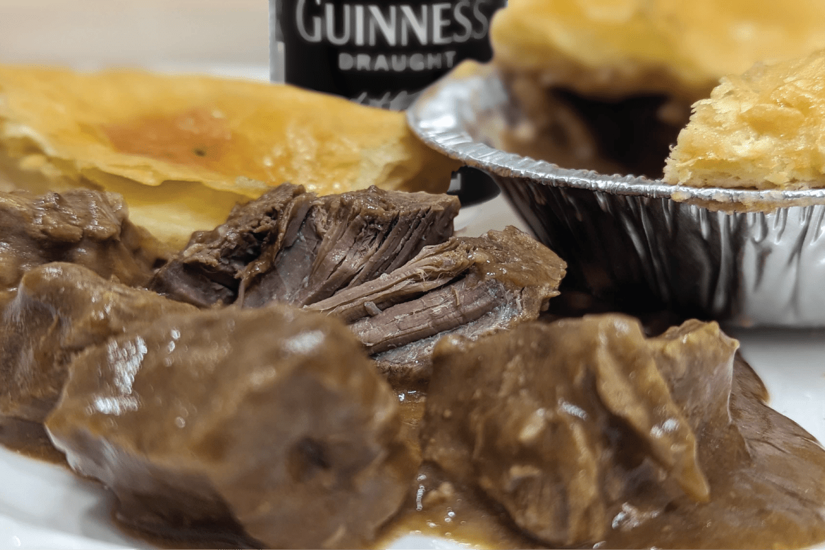 Steak & Guinness Pie from The Great British Shop bakery in Halifax