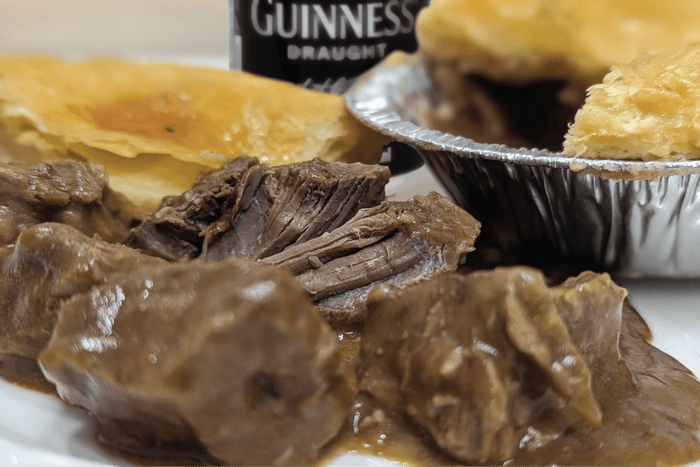 Steak & Guinness Pie from The Great British Shop bakery in Halifax