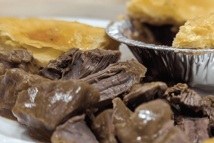 Steak & Kidney Pie from The Great British Shop bakery in Halifax