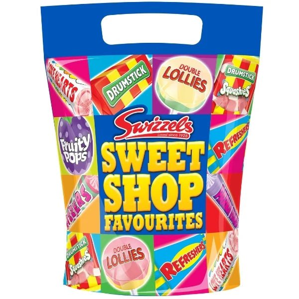 Swizzels Matlow Sweet Shop Favourites Pouch - 375g | British Store Online | The Great British Shop