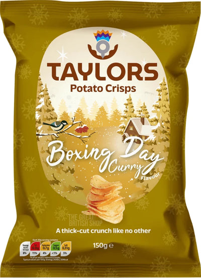 Taylors Boxing Day Curry Crisps - 150g