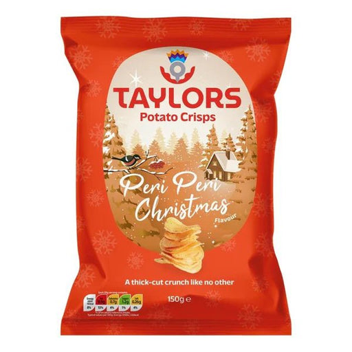Taylors Peri Peri Christmas Crisps - 150g imported British grocery product available in Canada