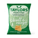 Taylors Sea Salt & Vinegar Potato Crisps - 150g imported British grocery product available in Canada