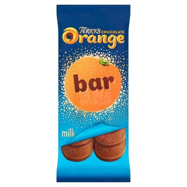 Terry's Chocolate Orange Bar - 90g imported British grocery product available in Canada